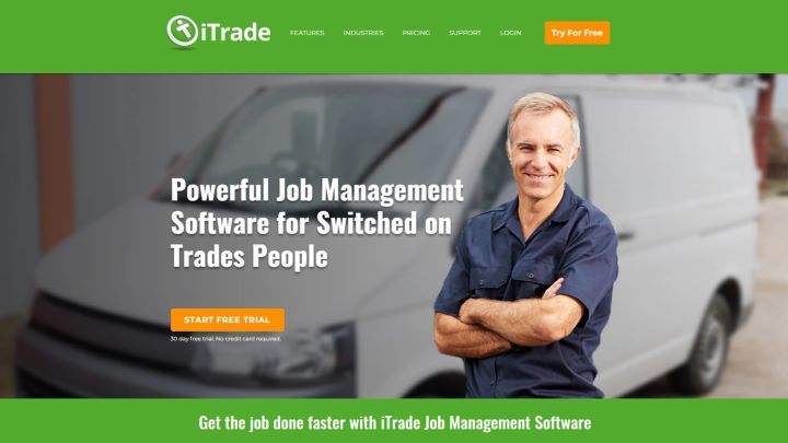 iTrade job management software for tradesman logo