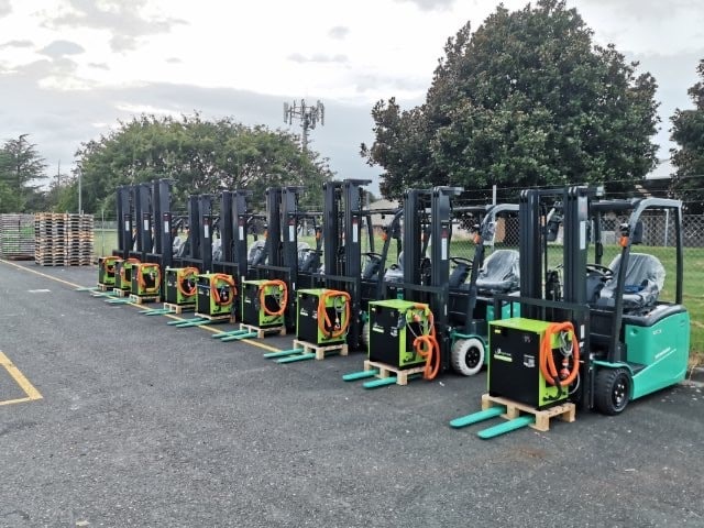 fleet of forklifts for hire